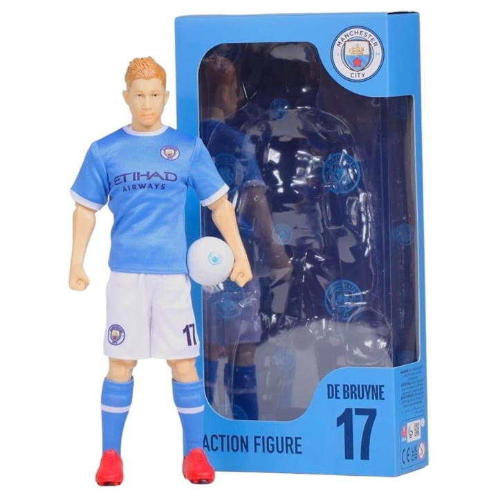 Socker Manchester City Kevin De Bruyne 20 cm (83651) i gruppen LEKER, BARN OG BABY / Leker / Figurer, miniatyrer og tilbehør hos TP E-commerce Nordic AB (D29972)
