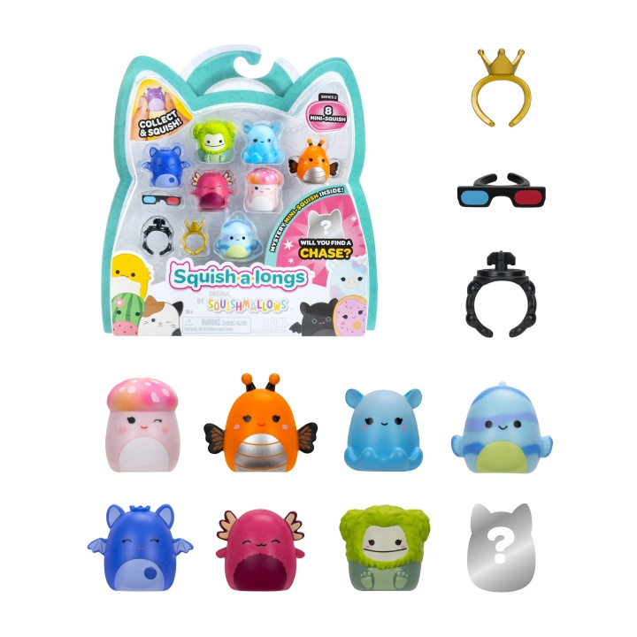 Squishalongs 2.5 cm 8-pakning S2 - Stil 2 i gruppen LEKER, BARN OG BABY / Leker / Figurer, miniatyrer og tilbehør hos TP E-commerce Nordic AB (D29989)