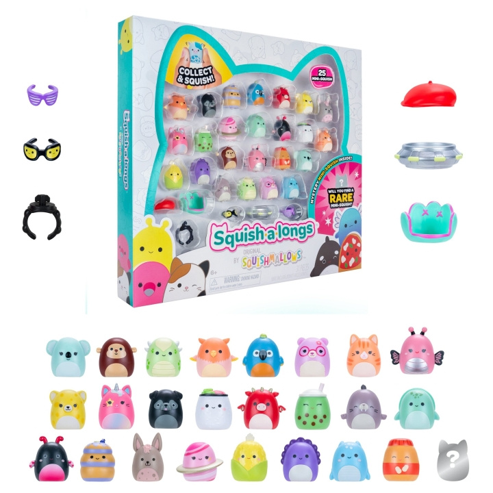 Squishalongs 2,5 cm 25-pakning Style 1 S3 (2520235) i gruppen LEKER, BARN OG BABY / Leker / Figurer, miniatyrer og tilbehør hos TP E-commerce Nordic AB (D30005)