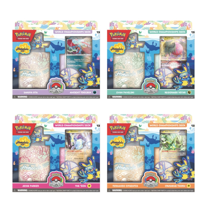 Pokémon Kortstokk for verdensmesterskap (POK10166) i gruppen LEKER, BARN OG BABY / Spill / Kortspill hos TP E-commerce Nordic AB (D30018)