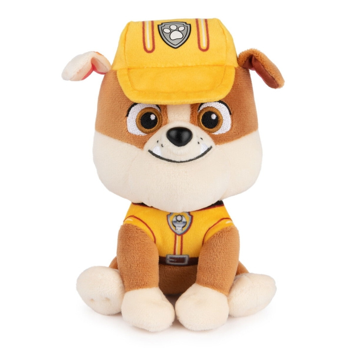 Paw Patrol Gund plysj 15 cm - Rubble i gruppen LEKER, BARN OG BABY / Babyleker (0-3 år) / Kosedyr hos TP E-commerce Nordic AB (D30059)