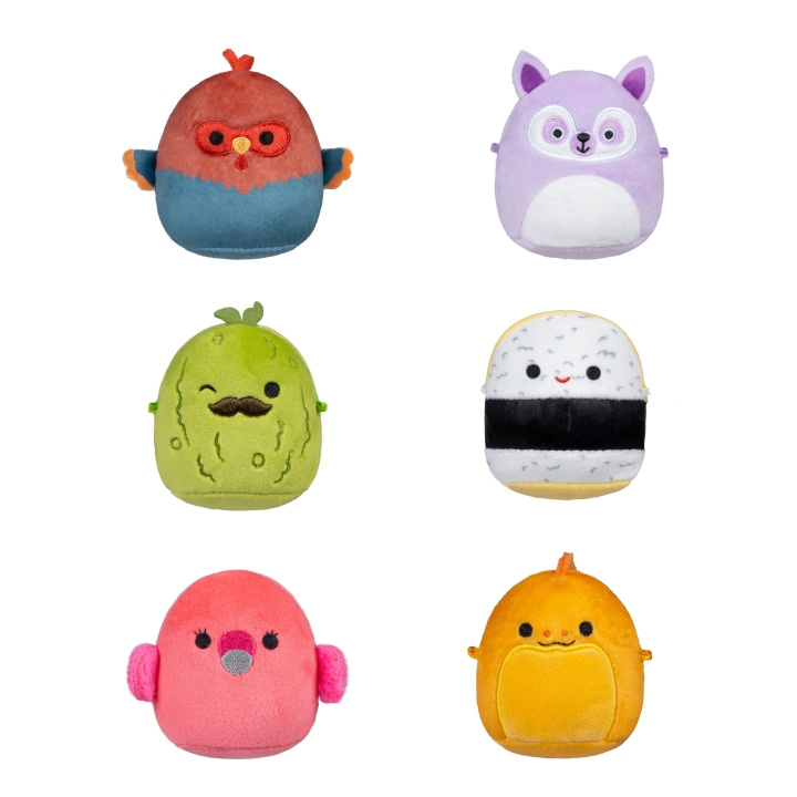 Micromallows 6 cm 6-pakning plysj S2 - Charles, Onel, Mo, Cookie, Reed og Layla i gruppen LEKER, BARN OG BABY / Babyleker (0-3 år) / Kosedyr hos TP E-commerce Nordic AB (D30073)