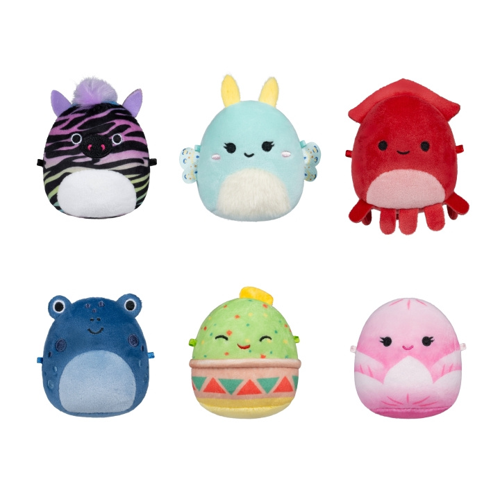 Micromallows 6 cm 6-pakning plysj S2 - Elin, Altman, Gideon, Agnolo, Safiyah og Connie i gruppen LEKER, BARN OG BABY / Babyleker (0-3 år) / Kosedyr hos TP E-commerce Nordic AB (D30074)