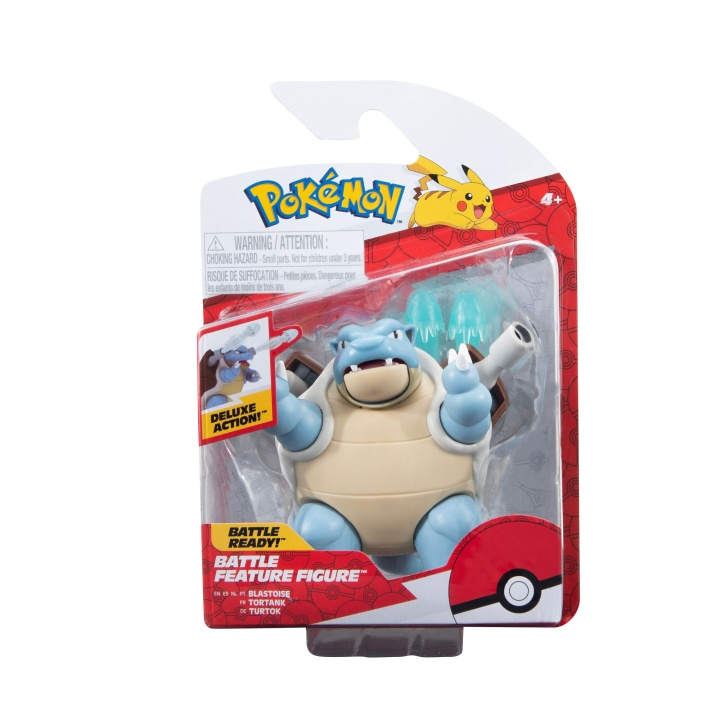Pokémon Battle Feature-figur Blastoise (PKW3035) i gruppen LEKER, BARN OG BABY / Leker / Figurer, miniatyrer og tilbehør hos TP E-commerce Nordic AB (D30113)