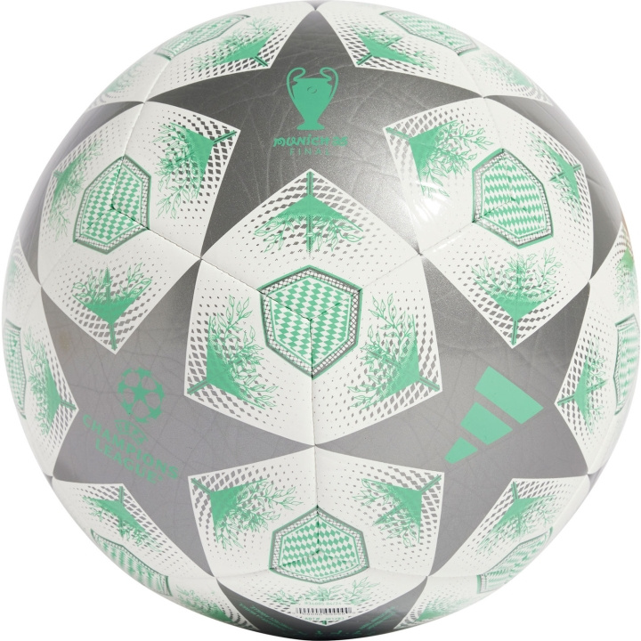 Adidas UEFA Champions League fotball størrelse 5 - sølv/grønn i gruppen LEKER, BARN OG BABY / Uteleker / Sport & spill hos TP E-commerce Nordic AB (D30131)