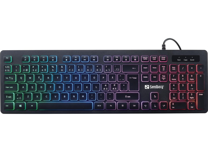 Sandberg Gamer-tastatur Stealth NORDIC i gruppen Datautstyr / GAMING / Tastatur hos TP E-commerce Nordic AB (D30151)