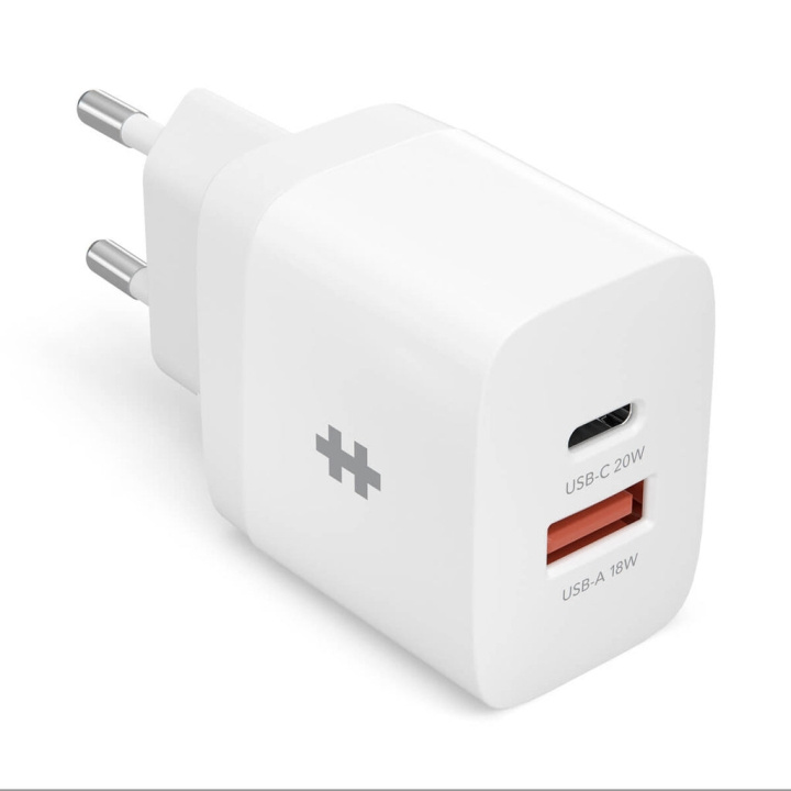 Targus Hyper - HyperJuice 20W USB-C-lader (EU) i gruppen SMARTTELEFON & NETTBRETT / Ladere og Kabler / Vegglader / Vegglader Type C hos TP E-commerce Nordic AB (D30154)