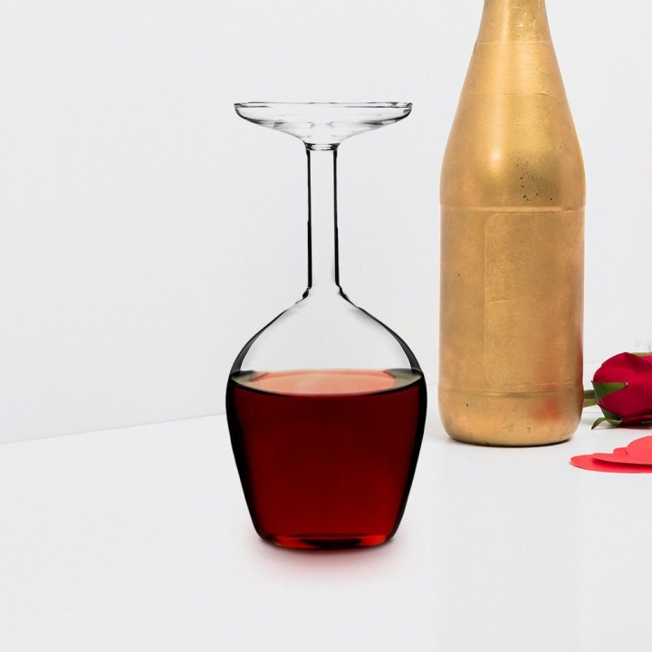 Opp-ned vinglass i gruppen HJEM, HUS OG HAGE / Kjøkkenutstyr / Vin- og drinktilbehør hos TP E-commerce Nordic AB (D30156)