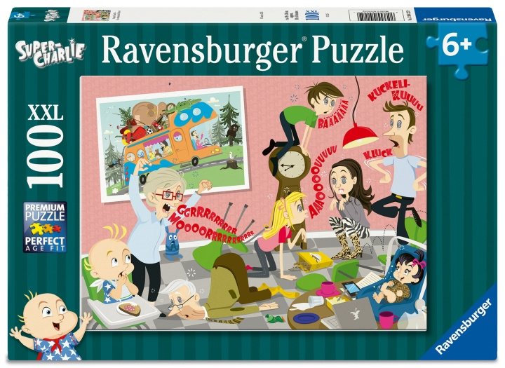 Ravensburger Super Charlie - En Dramatisk Frukost (12004225) i gruppen LEKER, BARN OG BABY / Leker / Barnas puslespill hos TP E-commerce Nordic AB (D30187)