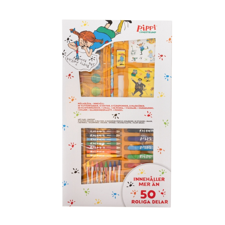 STOR Pippi & Herr Nilsson - 52 stk. Art Case (063606952) i gruppen LEKER, BARN OG BABY / Leker / Håndtverk hos TP E-commerce Nordic AB (D30228)