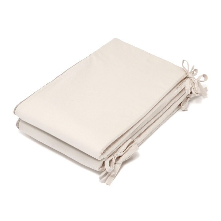 Vanilla Copenhagen Sengerand Side by Side - Oyster Grey - 25x162x1cm + 25x84x1cm (1291111108) i gruppen HJEM, HUS OG HAGE / Innredning / Sengetøy hos TP E-commerce Nordic AB (D30292)