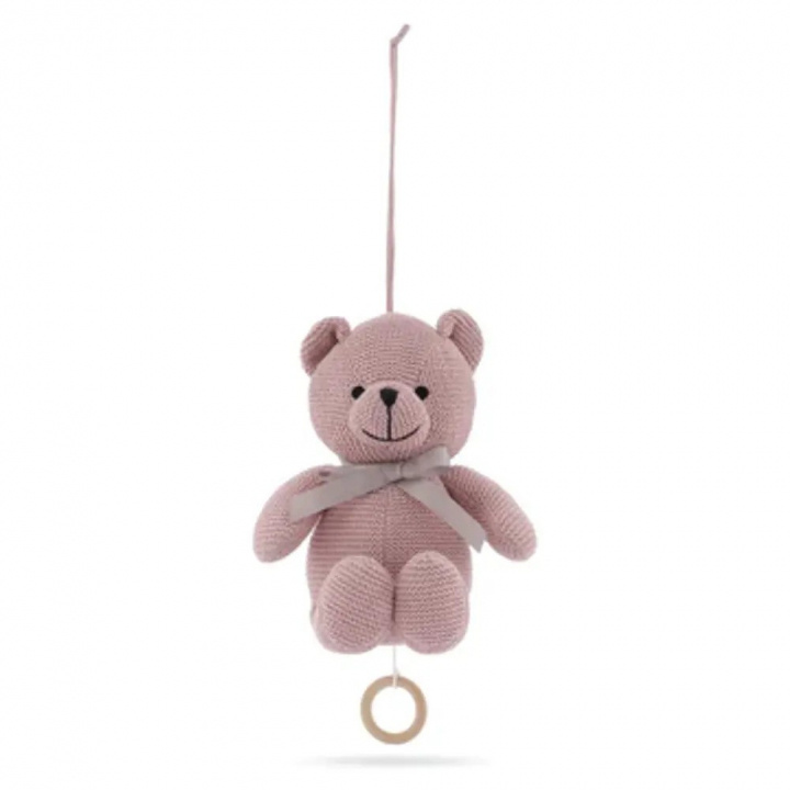 Vanilla Copenhagen Musikkuro - Teddy - Misty Rose (MUST7223) i gruppen LEKER, BARN OG BABY / Babyleker (0-3 år) / Kosedyr hos TP E-commerce Nordic AB (D30312)