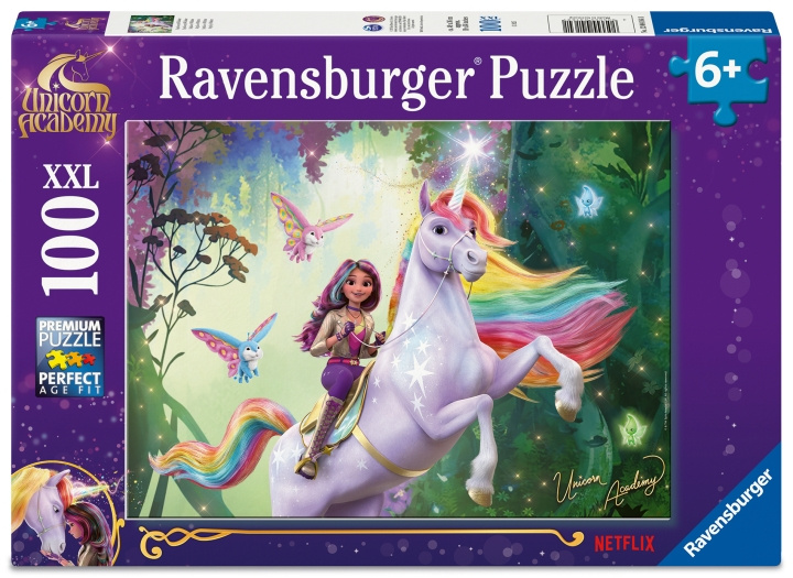 Ravensburger Unicorn Academy 100p XXL - (12004164) i gruppen LEKER, BARN OG BABY / Leker / Barnas puslespill hos TP E-commerce Nordic AB (D30350)