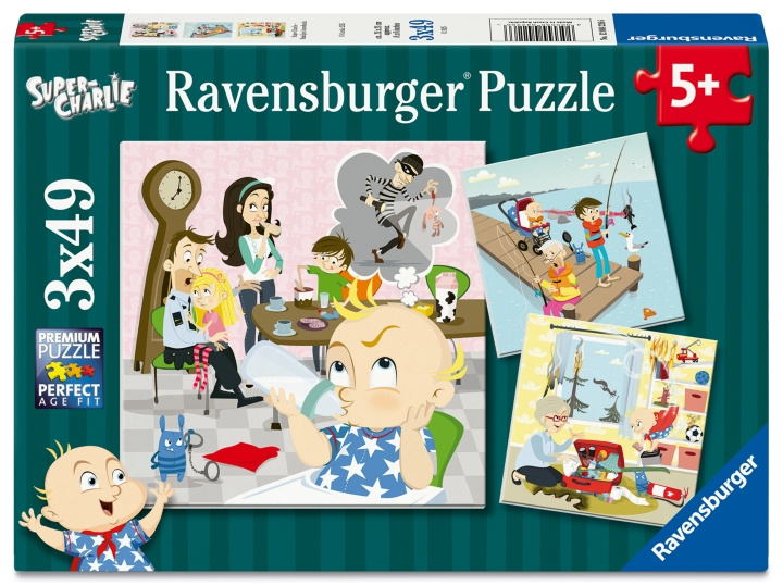 Ravensburger Super Charlie - Familjen Annorlunda (12004226) i gruppen LEKER, BARN OG BABY / Leker / Barnas puslespill hos TP E-commerce Nordic AB (D30351)