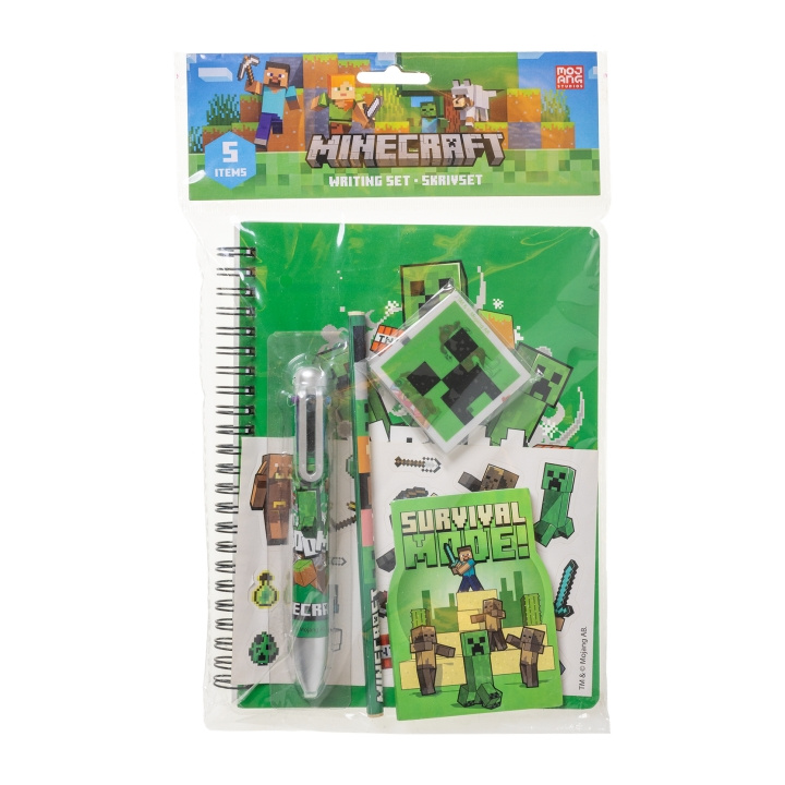 STOR Minecraft Skrivesett med flerfarget penn (166506128) i gruppen LEKER, BARN OG BABY / Leker / Håndtverk hos TP E-commerce Nordic AB (D30352)