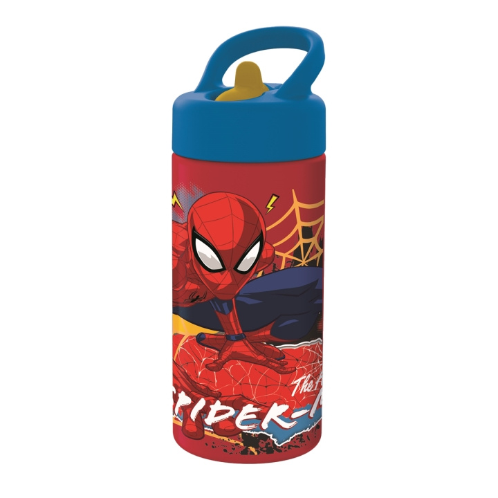 STOR SPIDERMAN Sipper vannflaske - 410 ml i gruppen LEKER, BARN OG BABY / Spise & drikke / Tåteflasker & tilbehør hos TP E-commerce Nordic AB (D30358)