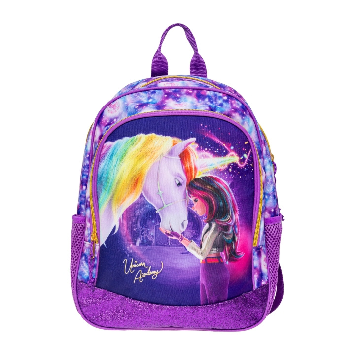 STOR Unicorn Academy - Medium ryggsekk - 35 x 26 x 18 cm i gruppen LEKER, BARN OG BABY / Reise / Barnevesker / Ryggsekker hos TP E-commerce Nordic AB (D30407)