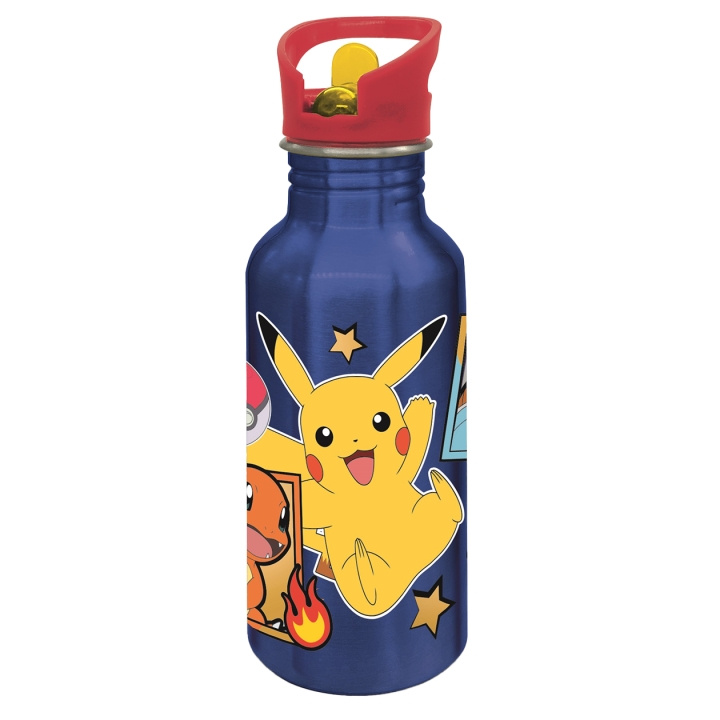 STOR POKÉMON ALU Bottle Sipper - 545 ml i gruppen LEKER, BARN OG BABY / Spise & drikke / Tåteflasker & tilbehør hos TP E-commerce Nordic AB (D30412)