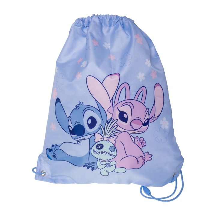 STOR Stitch treningsveske med løpesnor - 35 x 45 cm i gruppen LEKER, BARN OG BABY / Reise / Barnevesker / Ryggsekker hos TP E-commerce Nordic AB (D30427)