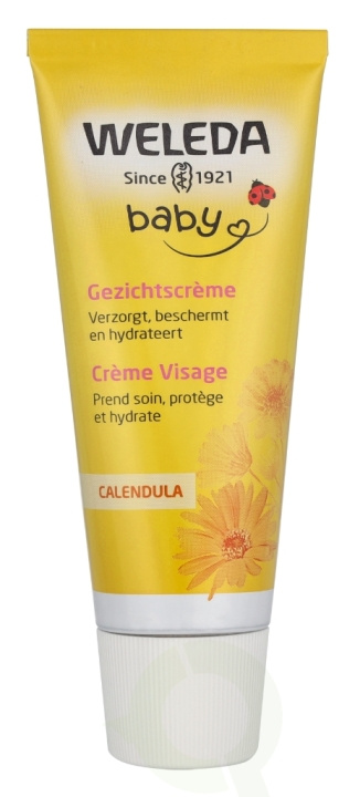 Weleda Baby Calendula Face Cream 50 ml Moisturizes & Protects i gruppen HELSE OG SKJØNNHET / Hudpleie / Ansikt / Dagkrem hos TP E-commerce Nordic AB (D30459)