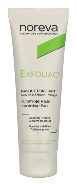 Noreva Exfoliac Purifying Mask 50 ml i gruppen HELSE OG SKJØNNHET / Hudpleie / Ansikt / Masker hos TP E-commerce Nordic AB (D30485)