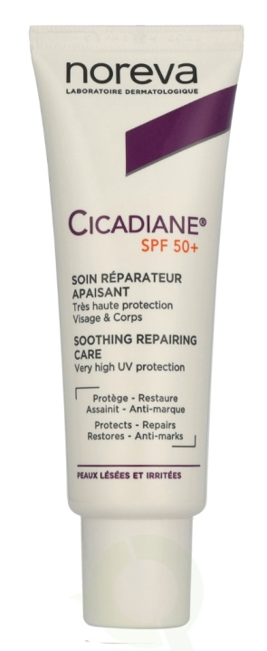 Noreva Cicadiane Soothing Repairing Care SPF50+ 40 ml i gruppen HELSE OG SKJØNNHET / Hudpleie / Soling / Solkrem hos TP E-commerce Nordic AB (D30492)