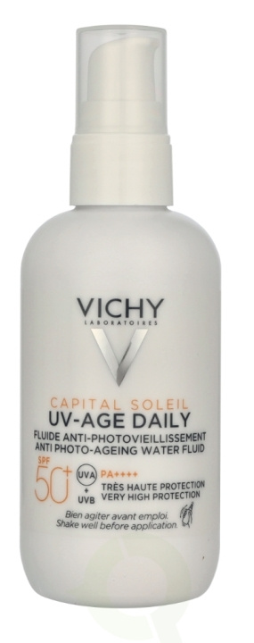 Vichy Capital Soleil UV-Age Daily Anti-Ageing Fluid SPF50 80 ml i gruppen HELSE OG SKJØNNHET / Hudpleie / Soling / Solkrem hos TP E-commerce Nordic AB (D30516)