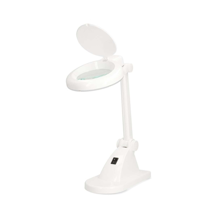 Nedis Forstørrelsesbordlampe | Linsestyrke: 3 + 12 Diopter | 6500 K | 6 W | 400 lm | Hvit i gruppen LEKER, BARN OG BABY / Barnerom / Belysning / Bordlamper hos TP E-commerce Nordic AB (D30539)
