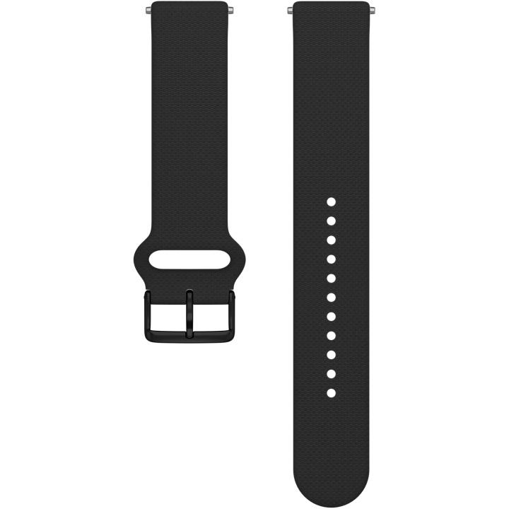 Polar Silikonarmband 20mm Svart S-L i gruppen SPORT, FRITID & HOBBY / Smartwatch og Aktivitetsmålere / Aktivitetsmålere hos TP E-commerce Nordic AB (D30568)