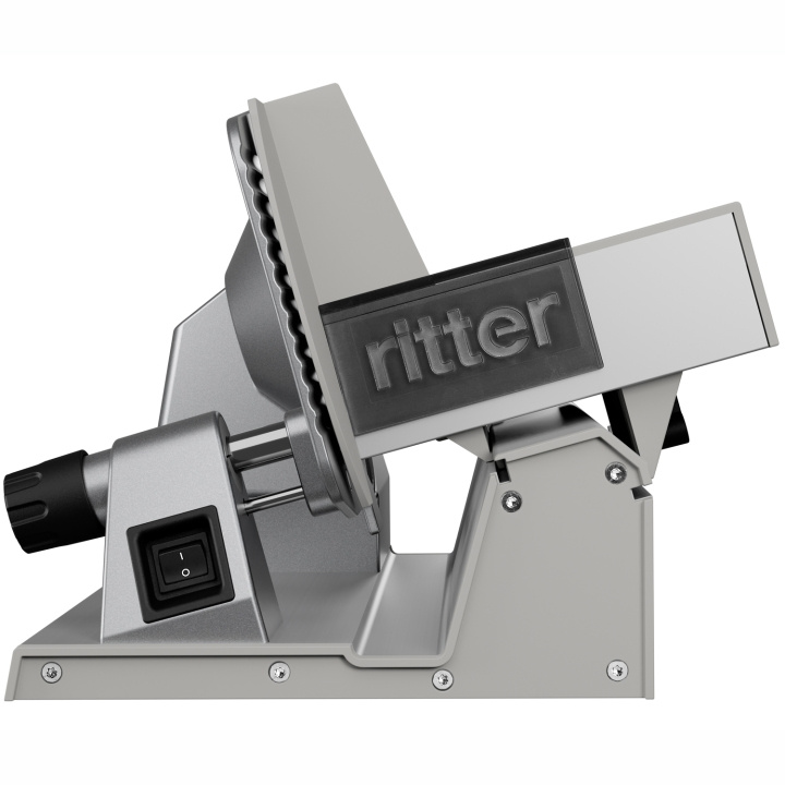 Ritter Skärmaskin Deli Slicer Lupo13 570.020 Full metal 19 cm Ø i gruppen HJEM, HUS OG HAGE / Husholdningsapparater / Matprosessorer og kjøkkenassistenter / Skjæremaskiner hos TP E-commerce Nordic AB (D30575)