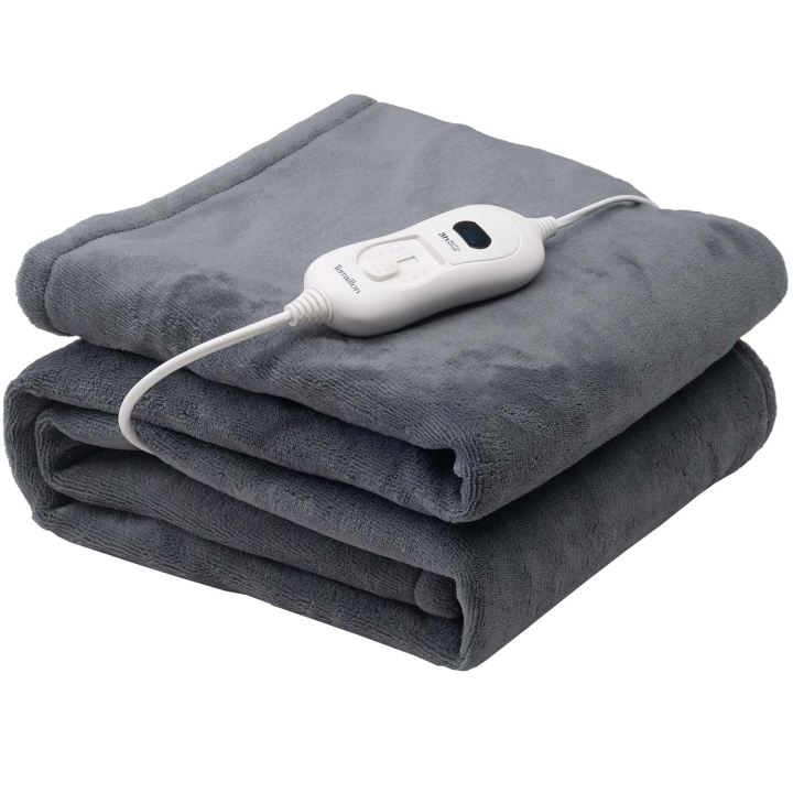 Terraillon Värmefilt Cozy 160x120cm Dark Grey i gruppen HELSE OG SKJØNNHET / Massasje og velvære / Varmetepper hos TP E-commerce Nordic AB (D30595)