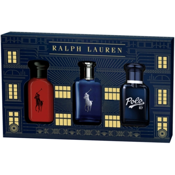 Ralph Lauren Polo Blue Edt 40ml + Red Edt 40ml + 67 Edt 40ml i gruppen HELSE OG SKJØNNHET / Duft og parfyme / Parfyme / Parfyme for han hos TP E-commerce Nordic AB (D30624)