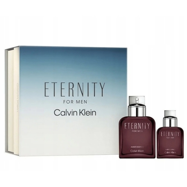 Calvin Klein Giftset Calvin Klein Eternity for Men Amber Essence Edp 100ml + Edp 30ml i gruppen HELSE OG SKJØNNHET / Duft og parfyme / Parfyme / Parfymebokser hos TP E-commerce Nordic AB (D30630)