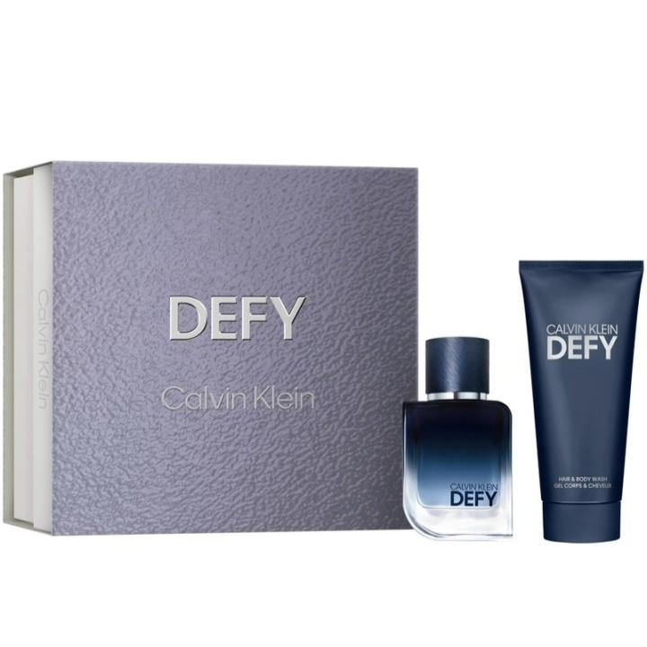 Calvin Klein Giftset Calvin Klein Defy Edp 50ml + Shower Gel 100ml i gruppen HELSE OG SKJØNNHET / Duft og parfyme / Parfyme / Parfymebokser hos TP E-commerce Nordic AB (D30634)