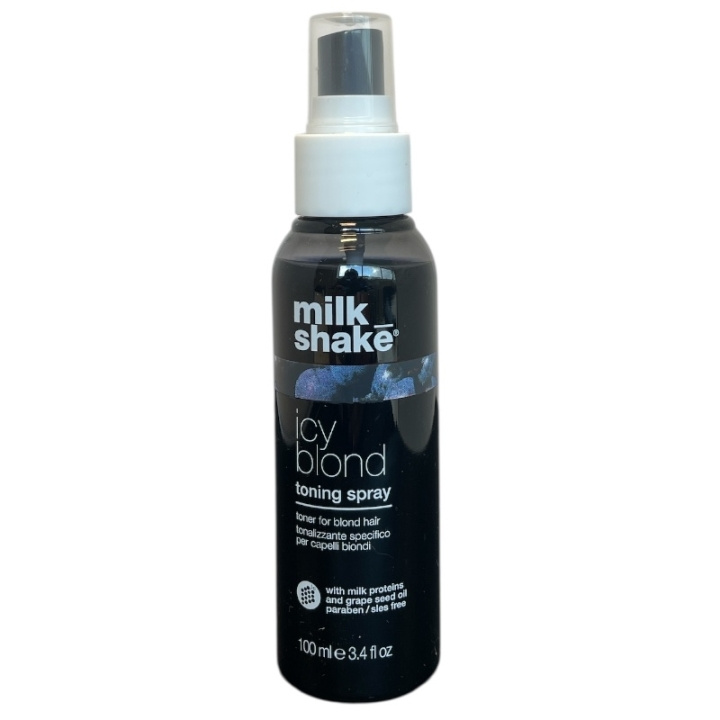 Milk_Shake Icy Blonde Toning Spray 100ml i gruppen HELSE OG SKJØNNHET / Hår & styling / Hårpleie / Hårfarge / Sølv sjampo hos TP E-commerce Nordic AB (D30640)
