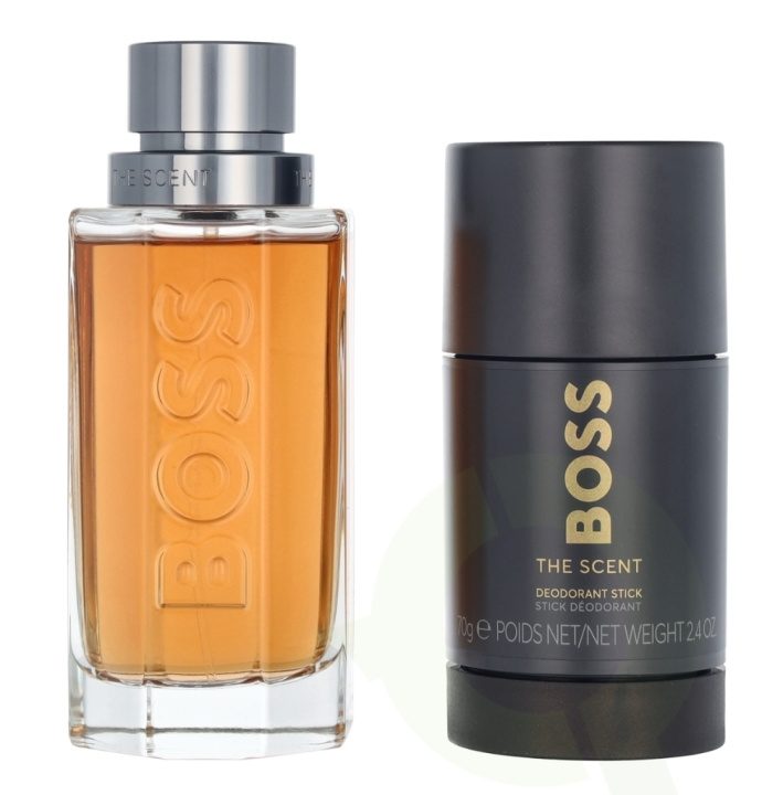Hugo Boss The Scent Giftset 175 ml Edt Spray 100ml/Deo Stick 75ml i gruppen HELSE OG SKJØNNHET / Duft og parfyme / Parfyme / Parfymebokser hos TP E-commerce Nordic AB (D30701)