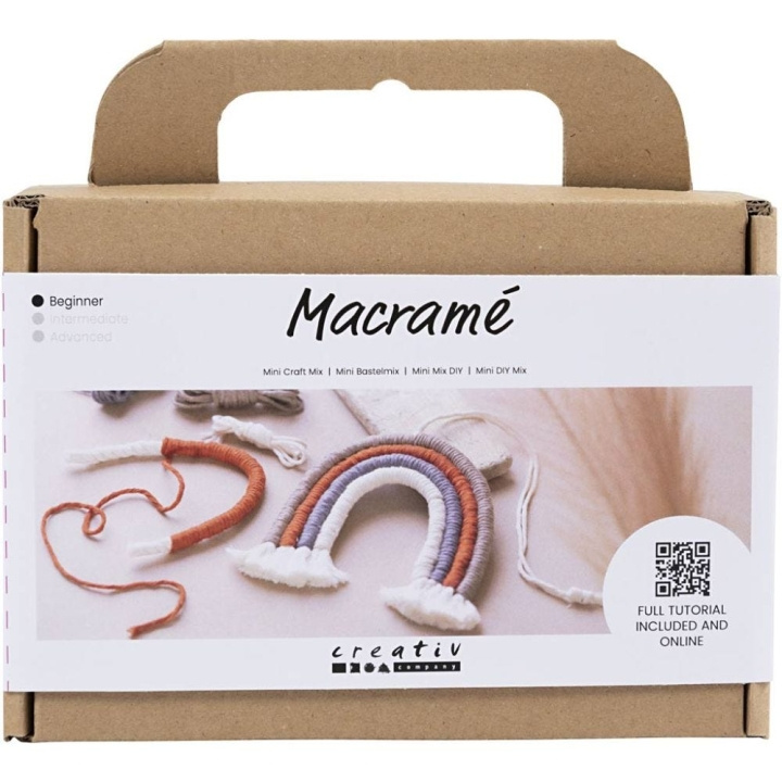DIY Kit Makramé - Regnbue (977553) i gruppen SPORT, FRITID & HOBBY / Hobby / DIY Kit hos TP E-commerce Nordic AB (D30863)