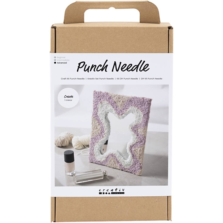 DIY Kit Craft Kit Punch Needle - Mirror (977630) i gruppen SPORT, FRITID & HOBBY / Hobby / DIY Kit hos TP E-commerce Nordic AB (D30883)
