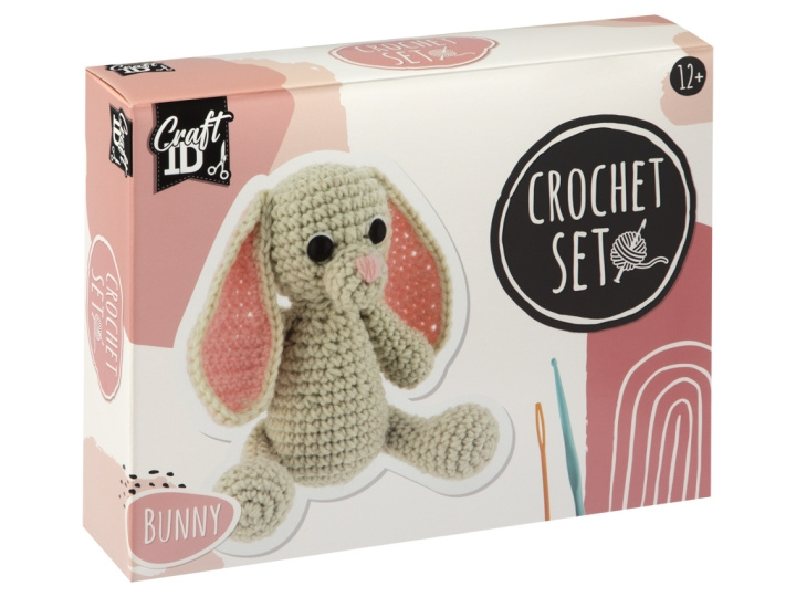 Craft ID Heklepakke kanin, 12x9x12cm - (K-CR1702/GE) i gruppen LEKER, BARN OG BABY / Leker / Figurer, miniatyrer og tilbehør hos TP E-commerce Nordic AB (D30905)