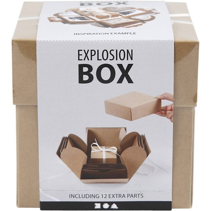 Creative Toys Eksplosjonseske - Brun (25380) i gruppen SPORT, FRITID & HOBBY / Morsomme produkter / Morsomme produkter hos TP E-commerce Nordic AB (D30916)