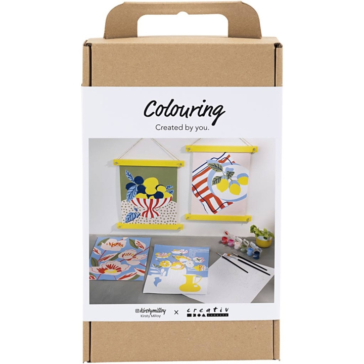 Creative Toys Creativ - Craft Kit Colouring, Paint by Numbers, Akrylmaling, 1 pakke - () i gruppen LEKER, BARN OG BABY / Leker / Håndtverk hos TP E-commerce Nordic AB (D30934)