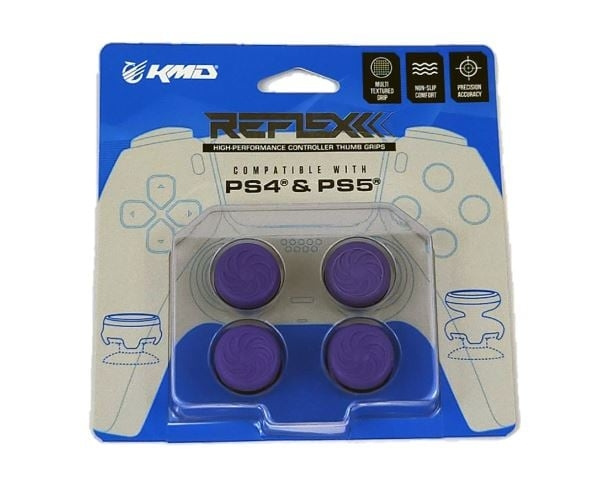 KMD Reflex Thumb Grips 4-pakning PS4/PS5 i gruppen Elektronikk / TV-spill & tilbehør / Sony PlayStation 5 hos TP E-commerce Nordic AB (D31000)