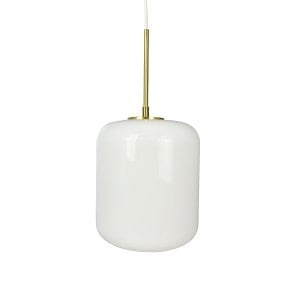 Dyberg-Larsen Silvia D20 Pendellampe - Opal/messing - 20 cm i gruppen Elektronikk / Lys / Taklamper hos TP E-commerce Nordic AB (D31021)