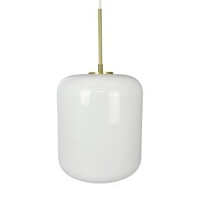 Dyberg-Larsen Silvia D25 pendellampe - Opal/messing i gruppen Elektronikk / Lys / Taklamper hos TP E-commerce Nordic AB (D31022)