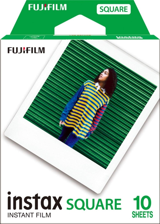 Fuji Instax Square Film 1x10 bilder i gruppen Elektronikk / Foto og video / Fotograferingsutstyr hos TP E-commerce Nordic AB (D31036)
