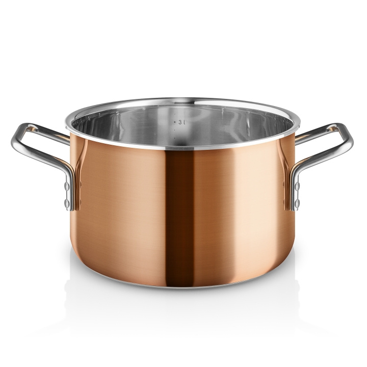 Eva Trio Gryte i kobber - 3,9 L - 20 cm i gruppen HJEM, HUS OG HAGE / Kjøkkenutstyr / Gryter og kjeler hos TP E-commerce Nordic AB (D31037)