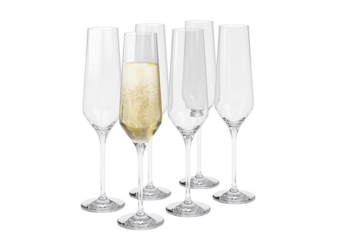 Eva Trio Legio Nova Champagneglass - sett med 6 stk i gruppen HJEM, HUS OG HAGE / Kjøkkenutstyr / Vin- og drinktilbehør hos TP E-commerce Nordic AB (D31049)