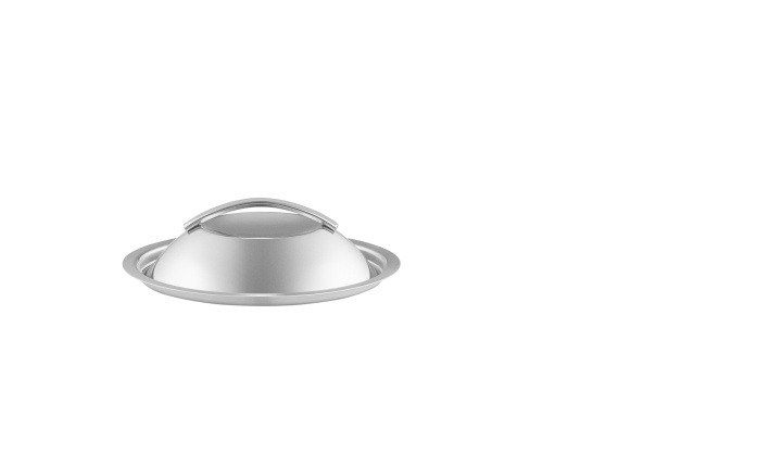 Eva Trio Kuppellokk - Børstet stål - 16 cm - E i gruppen HJEM, HUS OG HAGE / Kjøkkenutstyr / Annet kjøkkenutstyr hos TP E-commerce Nordic AB (D31059)