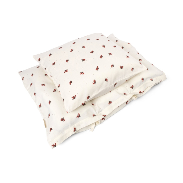 Filibabba Sengetøy til baby - Hvid - 70x100 cm i gruppen LEKER, BARN OG BABY / Barnetekstiler / Sengetøy / Sengetøy for barneseng hos TP E-commerce Nordic AB (D31087)