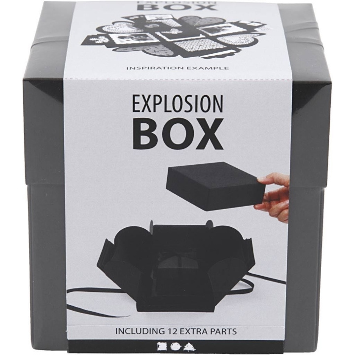 Creative Toys Eksplosjonseske - Svart (25378) i gruppen SPORT, FRITID & HOBBY / Morsomme produkter / Morsomme produkter hos TP E-commerce Nordic AB (D31100)